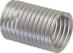 Heli-Coil - 3/4-10 UNC, 1-1/2" OAL, Free Running Helical Insert - 13 Free Coils, Tanged, 304 Stainless Steel, Bright Finish, 2D Insert Length - Apex Tool & Supply
