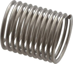 Heli-Coil - M14x1.50 Metric Fine, 21mm OAL, Free Running Helical Insert - 11-3/8 Free Coils, Tanged, Stainless Steel, Bright Finish, 1-1/2D Insert Length - Apex Tool & Supply