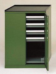 LISTA - 4 Drawer Machine Accessory Cabinet - 28-1/4 Inches Wide x 39-3/8 Inches High x 29-1/2 Inches Deep, 5,000 Lbs. Load Capacity - Apex Tool & Supply