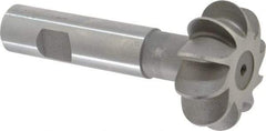 Whitney Tool Co. - 3/8" Radius, 3/4" Circle Diam, 1-7/8" Cutter Diam, Shank Connection, Convex Radius Cutter - 3/4" Shank Diam, 4" OAL, High Speed Steel, Uncoated, Profile Ground, 10 Teeth, Weldon Flat - Apex Tool & Supply