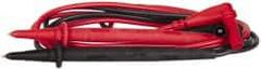 Fluke - Black/Red Electrical Test Equipment Leads - Use with Fluke 175, 177, 179 True RMS Digital Multimeters, Fluke 287, 289 True-RMS Industrial Logging Multimeters, Fluke 705 Loop Calibrators - Apex Tool & Supply