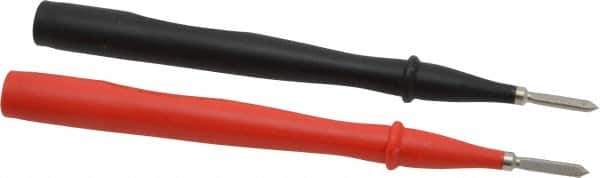 Fluke - Black/Red Electrical Test Equipment Probe - Use with Fluke 175, 177, 179 True RMS Digital Multimeters, Fluke 345 Powers Quality Clamp Meters, Fluke 373 True RMS AC Clamp Meters, Fluke 374 FC True-rms AC/DC Clamp Meters - Apex Tool & Supply