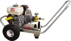 Dirt Killer - Gas, 6.5 hp, 2,600 psi, 3.5 GPM, Cold Water Pressure Washer - 50' x 3/8" Hose - Apex Tool & Supply