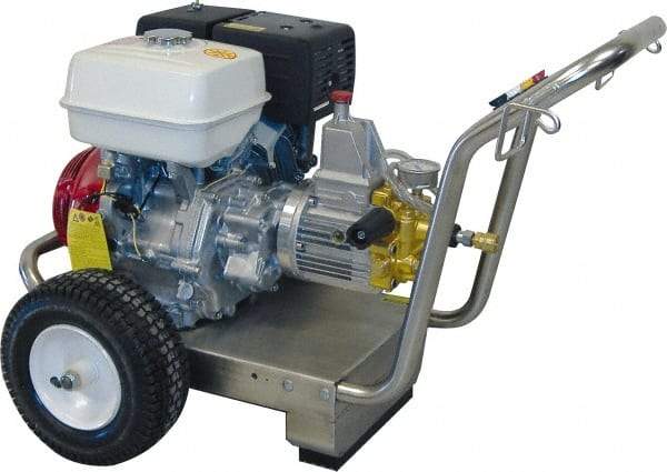 Dirt Killer - Gas, 13 hp, 3,500 psi, 4.2 GPM, Cold Water Pressure Washer - 50' x 3/8" Hose - Apex Tool & Supply