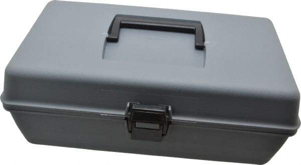 Flambeau - 1 Compartment Utility Tool Box - 11-1/8" Wide x 5-3/4" Deep x 4" High, Copolymer Resin, Gray - Apex Tool & Supply