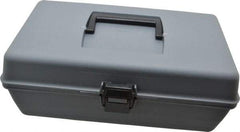 Flambeau - 1 Compartment Utility Tool Box - 11-1/8" Wide x 5-3/4" Deep x 4" High, Copolymer Resin, Gray - Apex Tool & Supply