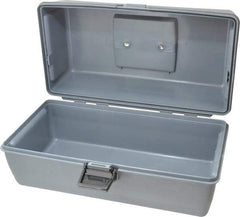 Flambeau - 1 Compartment Utility Tool Box - 13" Wide x 6" Deep x 6-1/4" High, Copolymer Resin, Gray - Apex Tool & Supply