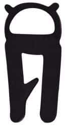 Made in USA - 16mm High, 3mm Max Compression, Keltan Clip On Gasket - 21-12 Door Gauge, 7mm Wide, Cut to Length - Apex Tool & Supply