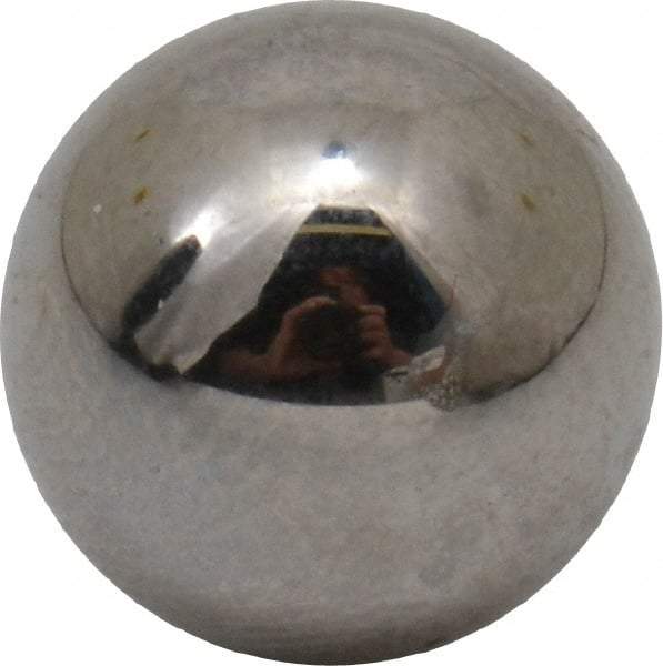 Value Collection - 11/32 Inch Diameter, Grade 25, Chrome Steel Ball - 62 to 66 C Hardness, 0.00005 Inch Diameter Deviation, 0.000025 Inch Sphericity - Apex Tool & Supply