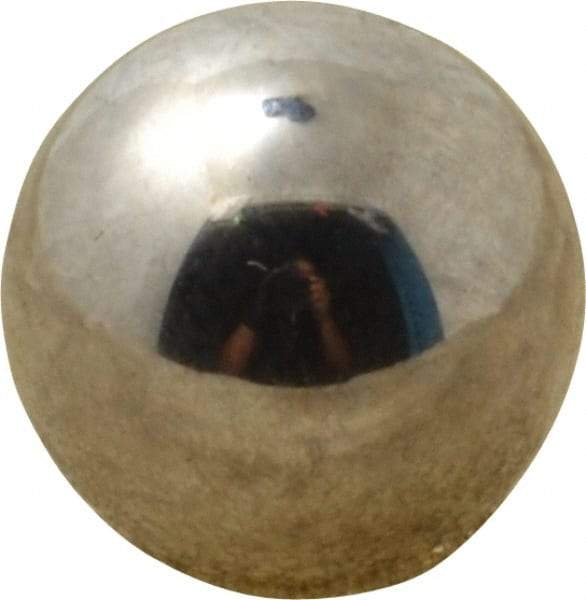 Value Collection - 13/32 Inch Diameter, Grade 25, Chrome Steel Ball - 62 to 66 C Hardness, 0.00005 Inch Diameter Deviation, 0.000025 Inch Sphericity - Apex Tool & Supply