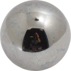 Value Collection - 3/4 Inch Diameter, Grade 25, Chrome Steel Ball - 62 to 66 C Hardness, 0.00005 Inch Diameter Deviation, 0.000025 Inch Sphericity - Apex Tool & Supply