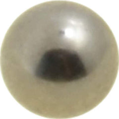 Value Collection - 3 mm Diameter, Grade 25, Chrome Steel Ball - 62 to 66 C Hardness, 0.00005 Inch Diameter Deviation, 0.000025 Inch Sphericity - Apex Tool & Supply