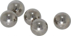 Value Collection - 1/4 Inch Diameter, Grade 100, 440-C Stainless Steel Ball - 57 - 61 C Hardness, 0.0005 Inch Sphericity, 0.0005 Inch Diameter Deviation - Apex Tool & Supply