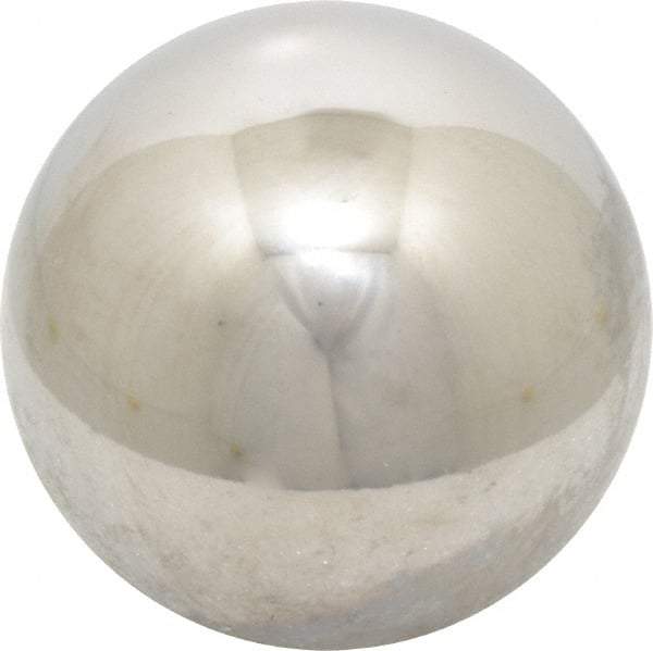 Value Collection - 2 Inch Diameter, Grade 100, 440-C Stainless Steel Ball - 57 - 61 C Hardness, 0.0005 Inch Sphericity, 0.0005 Inch Diameter Deviation - Apex Tool & Supply