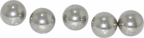 Value Collection - 1/4 Inch Diameter, Grade 100, 316 Stainless Steel Ball - 40 - 45 C Hardness, 0.0001 Inch Sphericity, 0.0001 Inch Diameter Deviation - Apex Tool & Supply