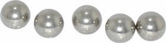 Value Collection - 1/4 Inch Diameter, Grade 100, 316 Stainless Steel Ball - 40 - 45 C Hardness, 0.0001 Inch Sphericity, 0.0001 Inch Diameter Deviation - Apex Tool & Supply