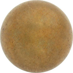 Value Collection - 1/2 Inch Diameter Brass Ball - 0.0002 Inch Sphericity, Grade 200, 75 to 87 B Hardness - Apex Tool & Supply