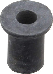 RivetKing - #8-32, 0.438" Diam x 0.052" Thick Flange, Rubber Insulated Rivet Nut - UNC Thread, Rubber, 5/16" Body Diam, 1/2" OAL - Apex Tool & Supply