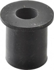 RivetKing - 1/4-20, 0.63" Diam x 0.051" Thick Flange, Rubber Insulated Rivet Nut - UNC Thread, Rubber, 1/2" Body Diam, 0.63" OAL - Apex Tool & Supply