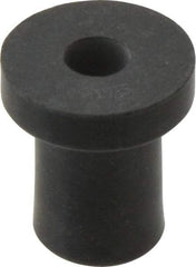 RivetKing - 1/4-20, 0.74" Diam x 0.187" Thick Flange, Rubber Insulated Rivet Nut - UNC Thread, Rubber, 1/2" Body Diam, 0.831" OAL - Apex Tool & Supply