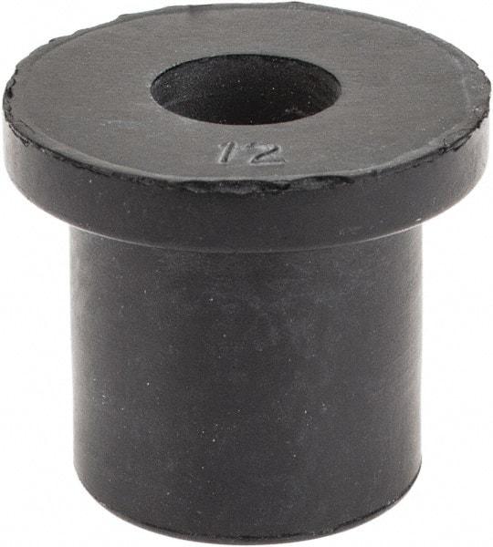 RivetKing - 5/16-18, 7/8" Diam x 1/8" Thick Flange, Rubber Insulated Rivet Nut - UNC Thread, Rubber, 9/16" Body Diam, 0.725" OAL - Apex Tool & Supply