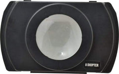 Electrix - 4 Diopter, 3" Wide, Task & Machine Light Magnifier Lens - Black, For Use with 7450 & 7452 Magnifiers - Apex Tool & Supply