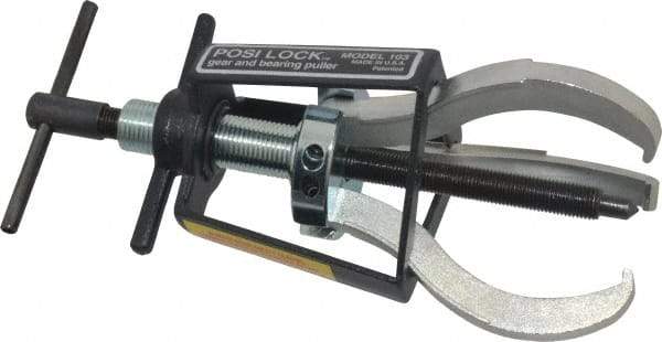 Posi Lock Puller - Steel 3-Jaw Miniature Bearing Puller - 3" Reach, For Bearings, Gears & Pulleys - Apex Tool & Supply
