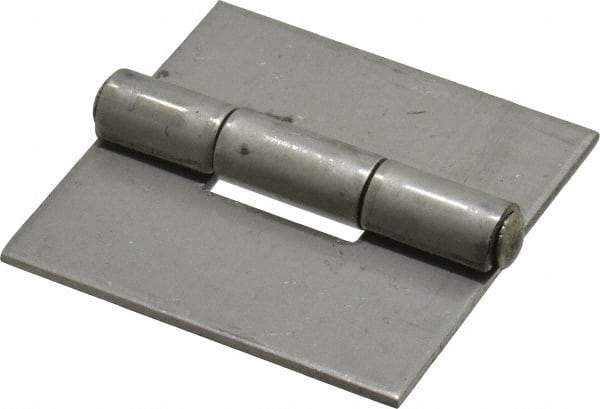 Value Collection - 2" Long x 2" Wide x 0.075" Thick, 316 Stainless Steel Commercial Hinge - 0.187" Pin Diam - Apex Tool & Supply