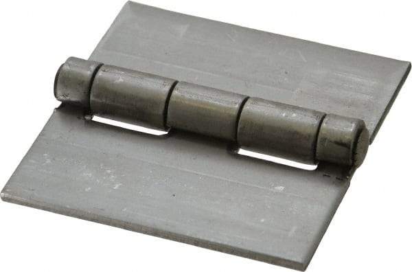 Value Collection - 3" Long x 3" Wide x 0.12" Thick, 316 Stainless Steel Commercial Hinge - 0.25" Pin Diam - Apex Tool & Supply