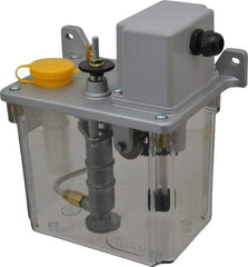 Trico - 2 L Reservoir Capacity, 3 - 6 cm Output per Cycle, 6-12 cm Output per Hour, Electric Central Lubrication System - 30 Min Interval Between Cycles, 130mm Wide x 225mm High, 110 Volts, Oil, 5/16-24 Outlet Thread - Apex Tool & Supply