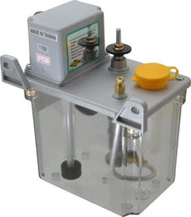 Trico - 2 L Reservoir Capacity, 3 - 6 cm Output per Cycle, 3 - 6 cm Output per Hour, Electric Central Lubrication System - 60 Min Interval Between Cycles, 130mm Wide x 225mm High, 110 Volts, Oil, 5/16-24 Outlet Thread - Apex Tool & Supply