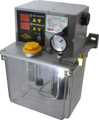 Trico - 3 L Reservoir Capacity, 0.2 cm Output per Hour, Electric Central Lubrication System - 3-999 Min Interval Between Cycles, 170mm Wide x 255mm High, 110 Volts, Oil, 5/16-24 Outlet Thread - Apex Tool & Supply
