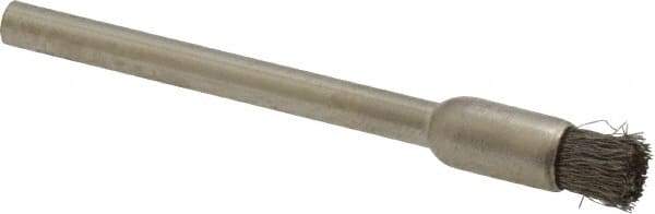 Osborn - 3/16" Brush Diam, End Brush - 1/8" Diam Shank, 25,000 Max RPM - Apex Tool & Supply