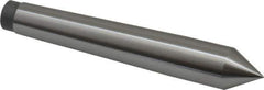 Value Collection - 0.48" Head Diam, Steel Standard Point Solid Dead Center - 1MT Morse Taper, 0.48" Point Diam, 3-5/32" OAL - Apex Tool & Supply