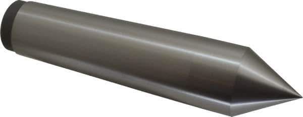 Value Collection - 1.76" Head Diam, Steel Standard Point Solid Dead Center - 5MT Morse Taper, 1.76" Point Diam, 7-7/8" OAL - Apex Tool & Supply
