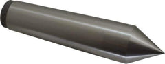 Value Collection - 1.76" Head Diam, Steel Standard Point Solid Dead Center - 5MT Morse Taper, 1.76" Point Diam, 7-7/8" OAL - Apex Tool & Supply