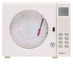 Dickson - 32 to 122°F, 24 Hour Recording Time Chart - 8 Inch Diameter, Use with Esx Recorders - Apex Tool & Supply