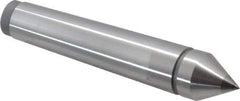 Value Collection - 0.71" Head Diam, Carbide-Tipped Steel Standard Point Solid Dead Center - 2MT Morse Taper, 0.71" Point Diam, 3.94" OAL - Apex Tool & Supply
