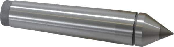 Value Collection - 0.95" Head Diam, Carbide-Tipped Steel Standard Point Solid Dead Center - 3MT Morse Taper, 0.95" Point Diam, 4.92" OAL - Apex Tool & Supply