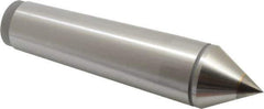 Value Collection - 1.76" Head Diam, Carbide-Tipped Steel Standard Point Solid Dead Center - 5MT Morse Taper, 1.76" Point Diam, 7-7/8" OAL - Apex Tool & Supply
