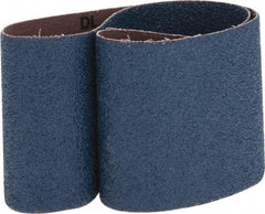 Made in USA - 3" Wide x 24" OAL, 40 Grit, Zirconia Alumina Abrasive Belt - Zirconia Alumina, Coarse, Coated, X Weighted Cloth Backing - Apex Tool & Supply