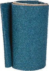 Made in USA - 6" Wide x 48" OAL, 24 Grit, Zirconia Alumina Abrasive Belt - Zirconia Alumina, Very Coarse, Coated, X Weighted Cloth Backing - Apex Tool & Supply