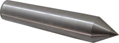 Made in USA - Carbide-Tipped Alloy Steel Standard Point Solid Dead Center - 5MT Morse Taper, 8-1/2" OAL - Apex Tool & Supply