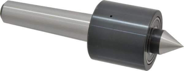 Riten - MT3 Taper Shank, 2" Head Diam 1,830 Lb Capacity Live Center - 2,500 Max RPM, 1-15/16" Head Length, 13/16" Point Diam, 1" Point Len, 500 Lb Max Workpc, Standard Point - Apex Tool & Supply