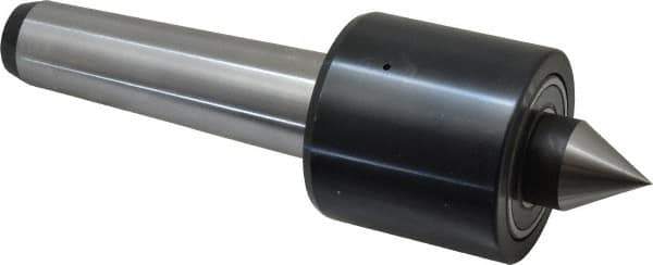 Riten - MT4 Taper Shank, 2-3/8" Head Diam 2,200 Lb Capacity Live Center - 2,500 Max RPM, 2-1/4" Head Length, 1" Point Diam, 1-1/4" Point Len, 1,100 Lb Max Workpc, Standard Point - Apex Tool & Supply