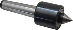 Riten - MT4 Taper Shank, 2-3/8" Head Diam 2,200 Lb Capacity Live Center - 2,500 Max RPM, 2-1/4" Head Length, 1" Point Diam, 1-1/4" Point Len, 1,100 Lb Max Workpc, Standard Point - Apex Tool & Supply