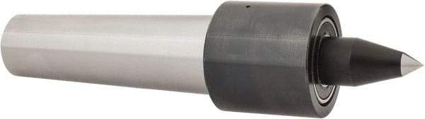 Riten - MT5 Taper Shank, 2-3/8" Head Diam 2,200 Lb Capacity Live Center - 2,500 Max RPM, 2-1/2" Head Length, 1/2" Point Diam, 2" Point Len, 900 Lb Max Workpc, Tracer Point - Apex Tool & Supply