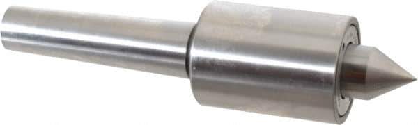 Riten - MT3 Taper Shank, 1-3/4" Head Diam 4,600 Lb Capacity Live Center - 5,000 Max RPM, 2-3/8" Head Length, 7/8" Point Diam, 1-1/8" Point Len, 920 Lb Max Workpc, Standard Point - Apex Tool & Supply
