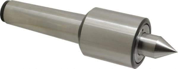 Riten - MT5 Taper Shank, 2-7/8" Head Diam 9,000 Lb Capacity Live Center - 5,500 Max RPM, 3-3/16" Head Length, 1-1/4" Point Diam, 2" Point Len, 4,400 Lb Max Workpc, Standard Point - Apex Tool & Supply