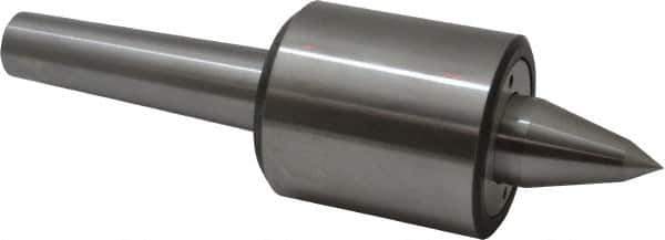 Riten - MT4 Taper Shank, 2-7/8" Head Diam 9,000 Lb Capacity Live Center - 5,500 Max RPM, 3-5/16" Head Length, 9/16" Point Diam, 2-1/16" Point Len, 1,700 Lb Max Workpc, Tracer Point - Apex Tool & Supply